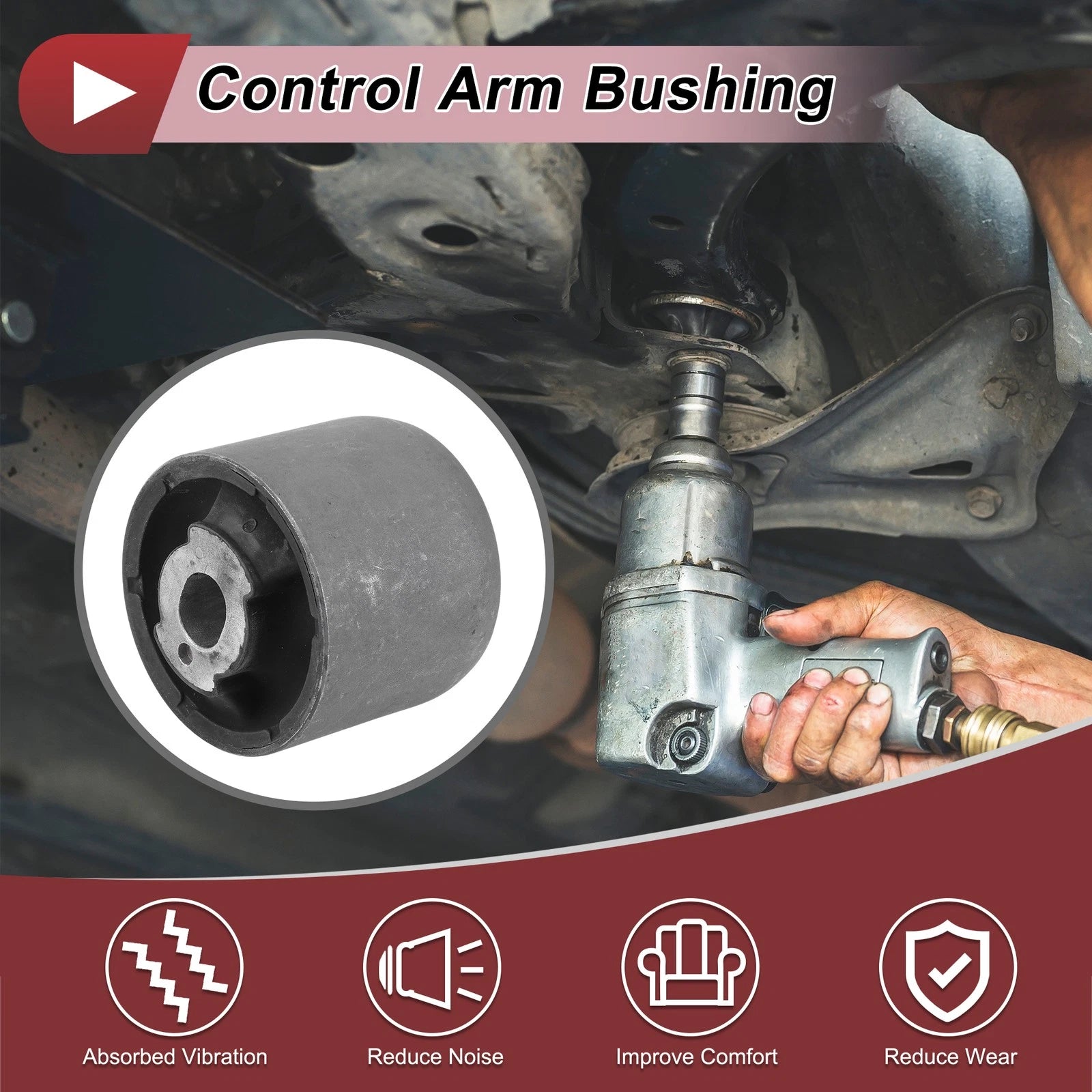 1 Rear Control Arm Bushing Replacement for BMW 323Ci (2000–2006)