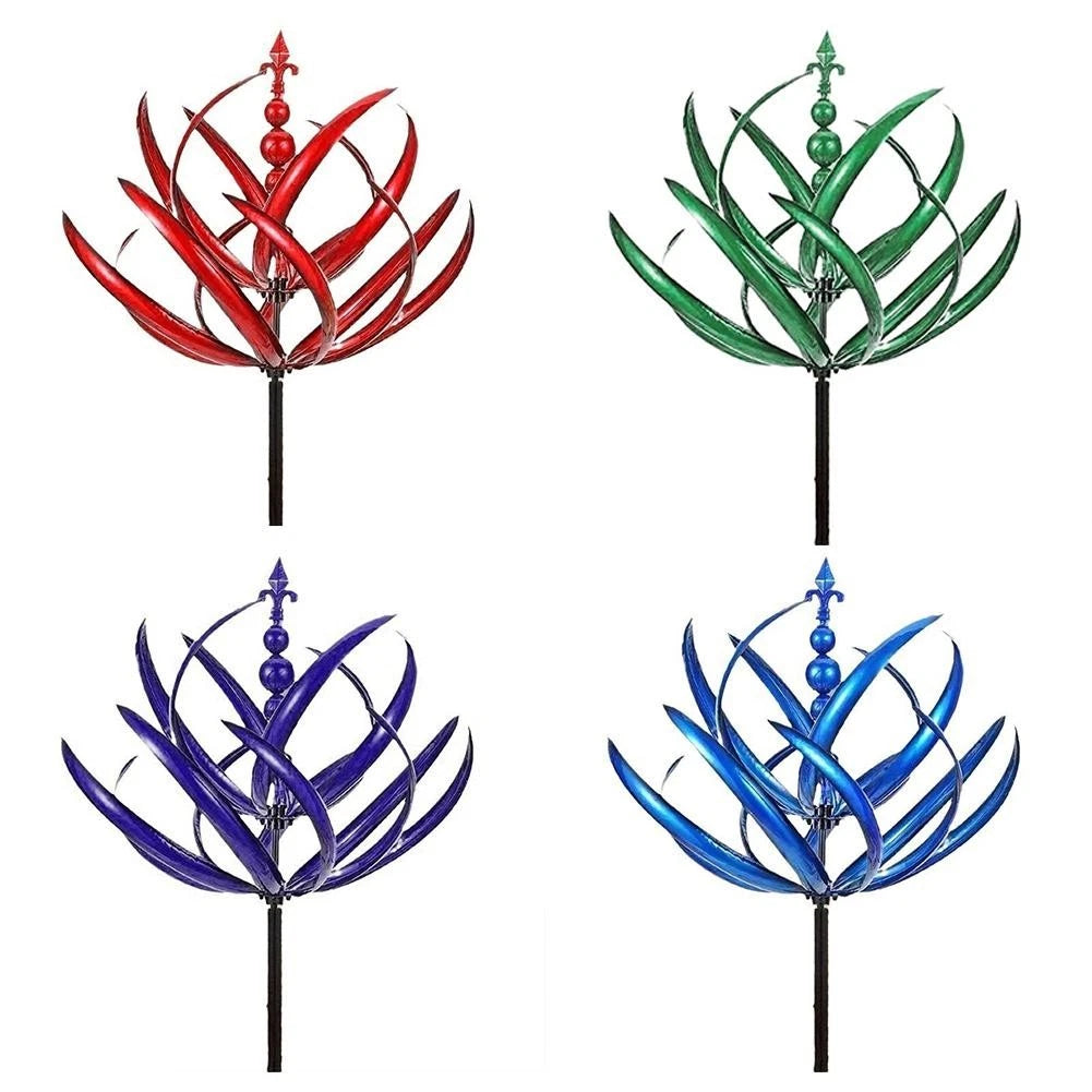 Elegant Iron Wind Spinner for Patios and Courtyards
