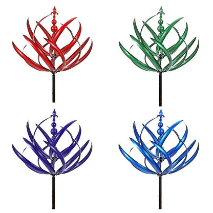 Elegant Iron Wind Spinner for Patios and Courtyards