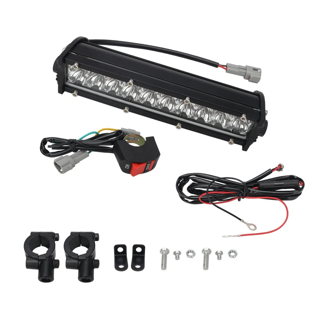 60W LED Light Bar with Wiring Kit for Honda Motorcycle (12V)