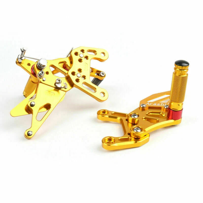 Rearsets Footpegs Pedals for Yamaha YZF-R1 1000 (2009–2014) Gold T9