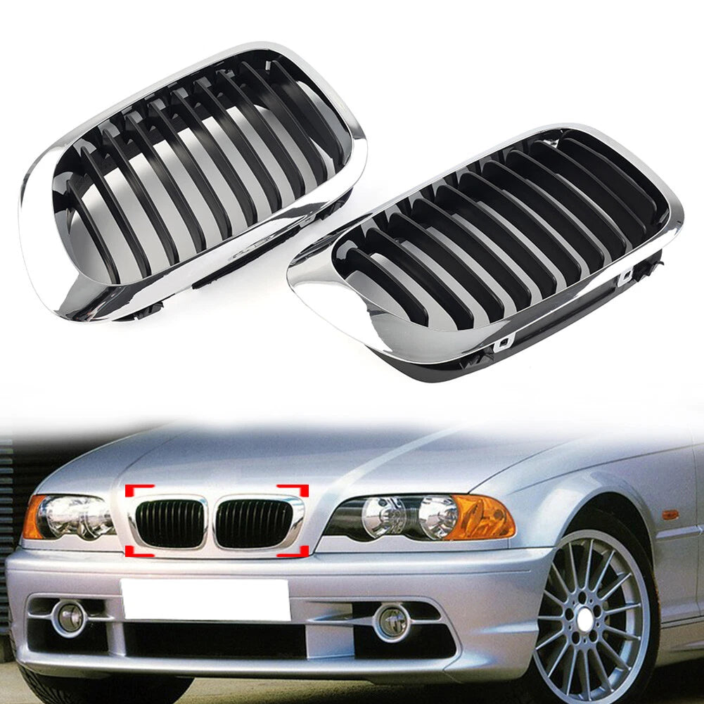 Front Bumper Kidney Grille for BMW 3 Series E46 (1999–2002)