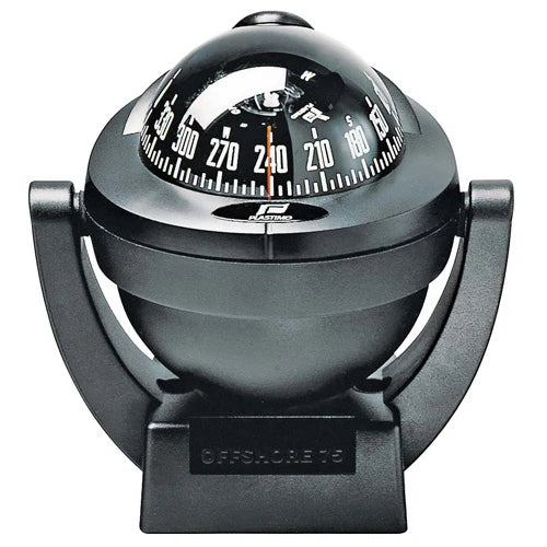 Plastimo Offshore 75 Compass for Bracket Mount (Black)