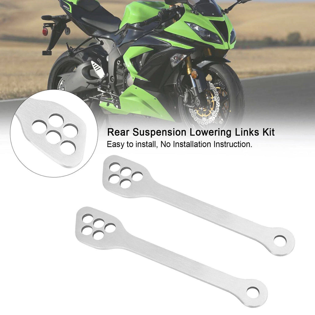 Rear Suspension Lowering Links Kit for Kawasaki Ninja ZX6R ZX10R EX250 (2003–2019)