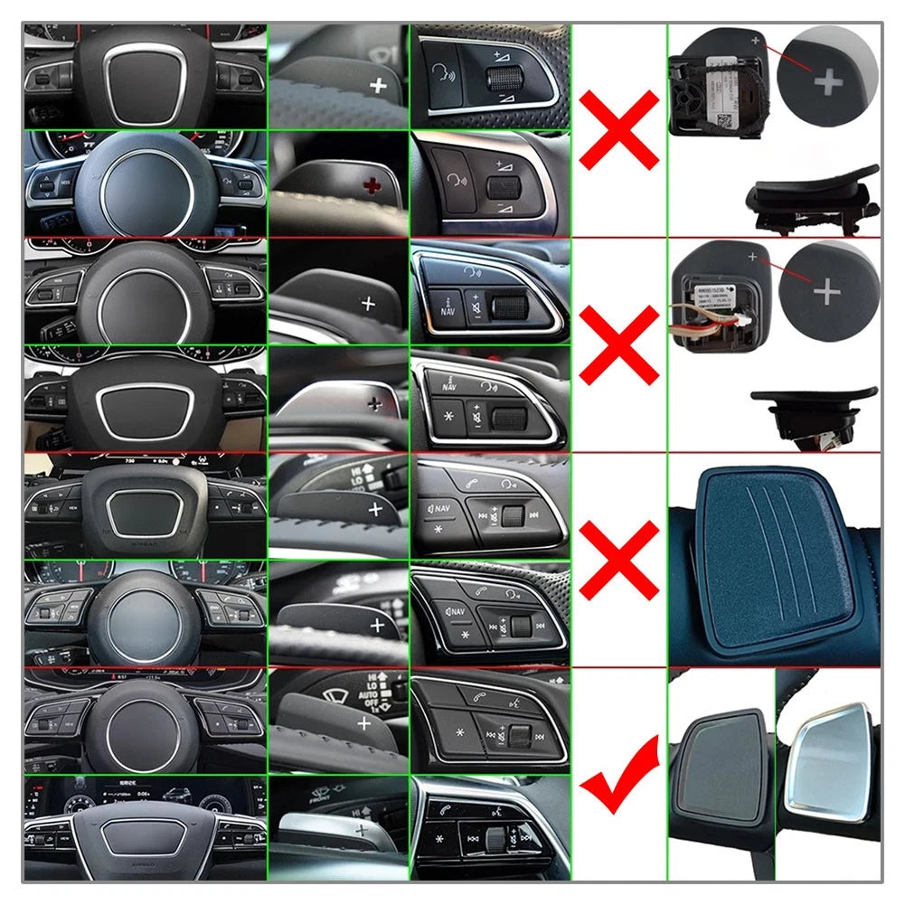 Extended Steering Wheel Shift Paddle for Audi A6 A7 A8 S4 (2020)