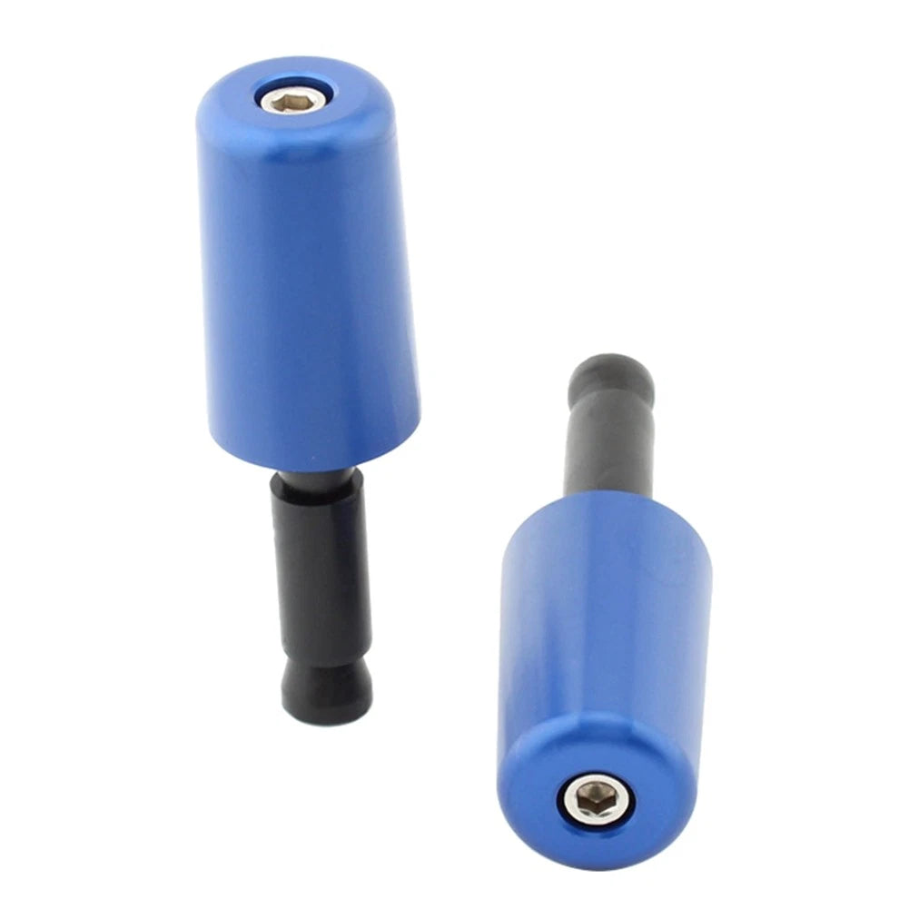 2X Handlebar Grips for Universal Motorcycle (50.8mm) - Blue