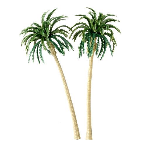 10pcs Miniature Coconut Palm Trees for Landscape Garden Park Railway