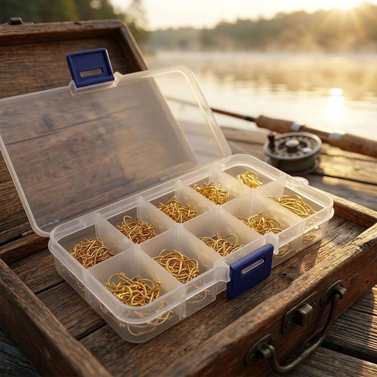 Fishing Hooks with Sharpened Barb for Jig Fishing (No Specific Years)