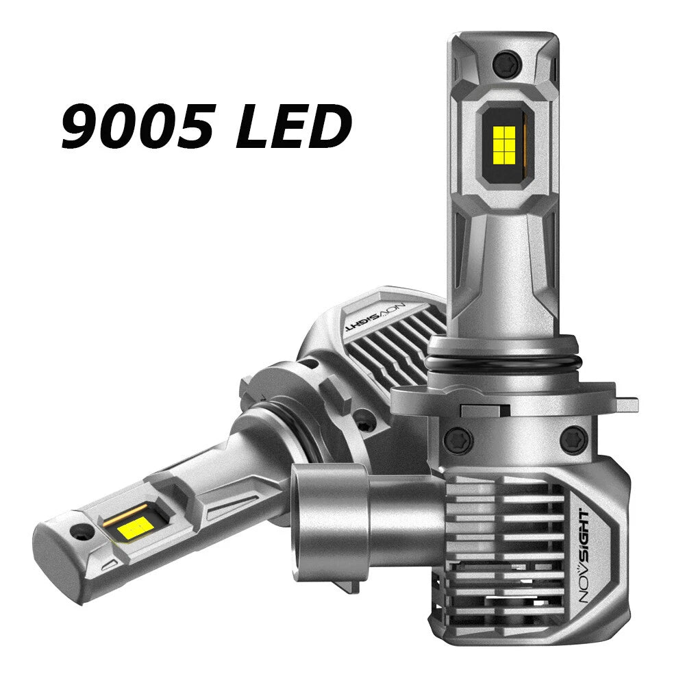 2X 9005 LED Headlight Bulbs for NOVSIGHT (6500K)