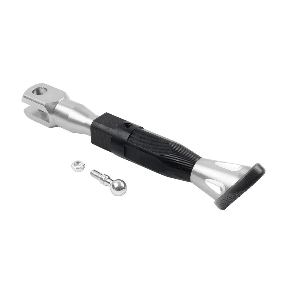 Adjustable Kickstand Foot for Motorcycle Universal (All Years) - Silver