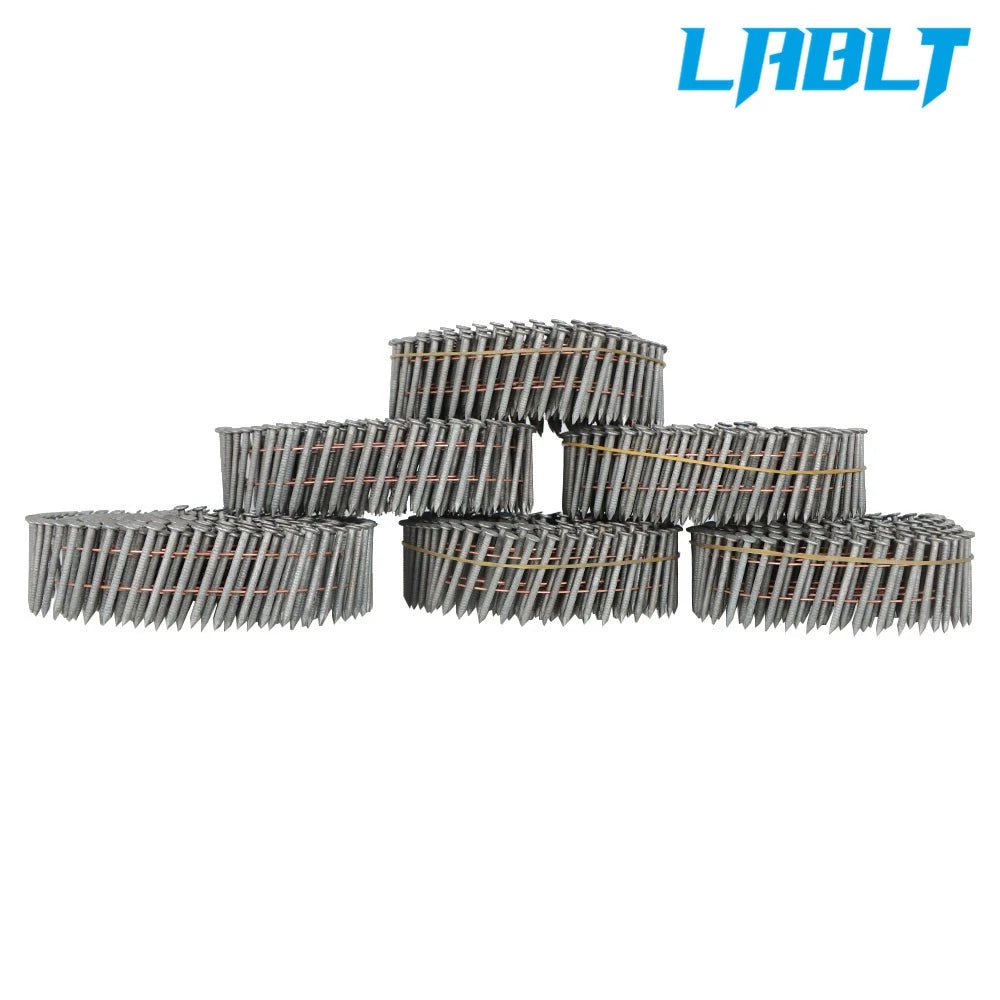 3600X Round-Head Galvanized Ring Coil Siding Nail 1-1/4"× 0.092"