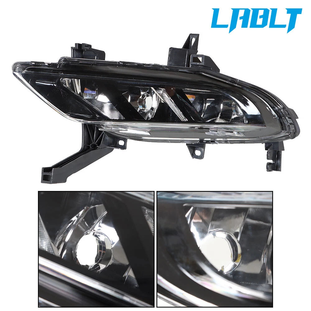 Set of 2 Front Fog Light Lamps Assembly for Nissan Maxima (2016–2019)