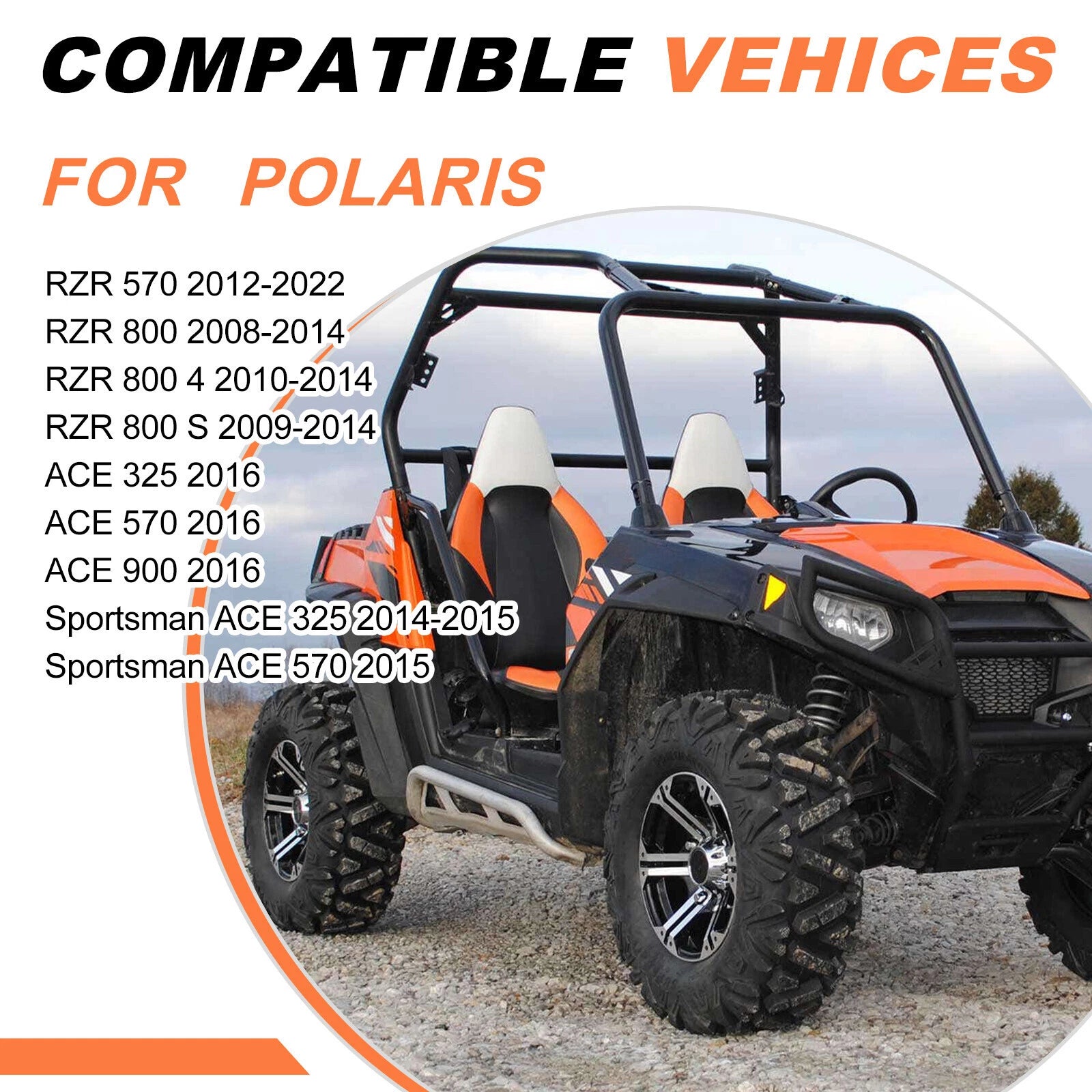 Cooling Fan Assembly W/ Radiator for Polaris Sportsman ACE 325 570 (2014–2015)