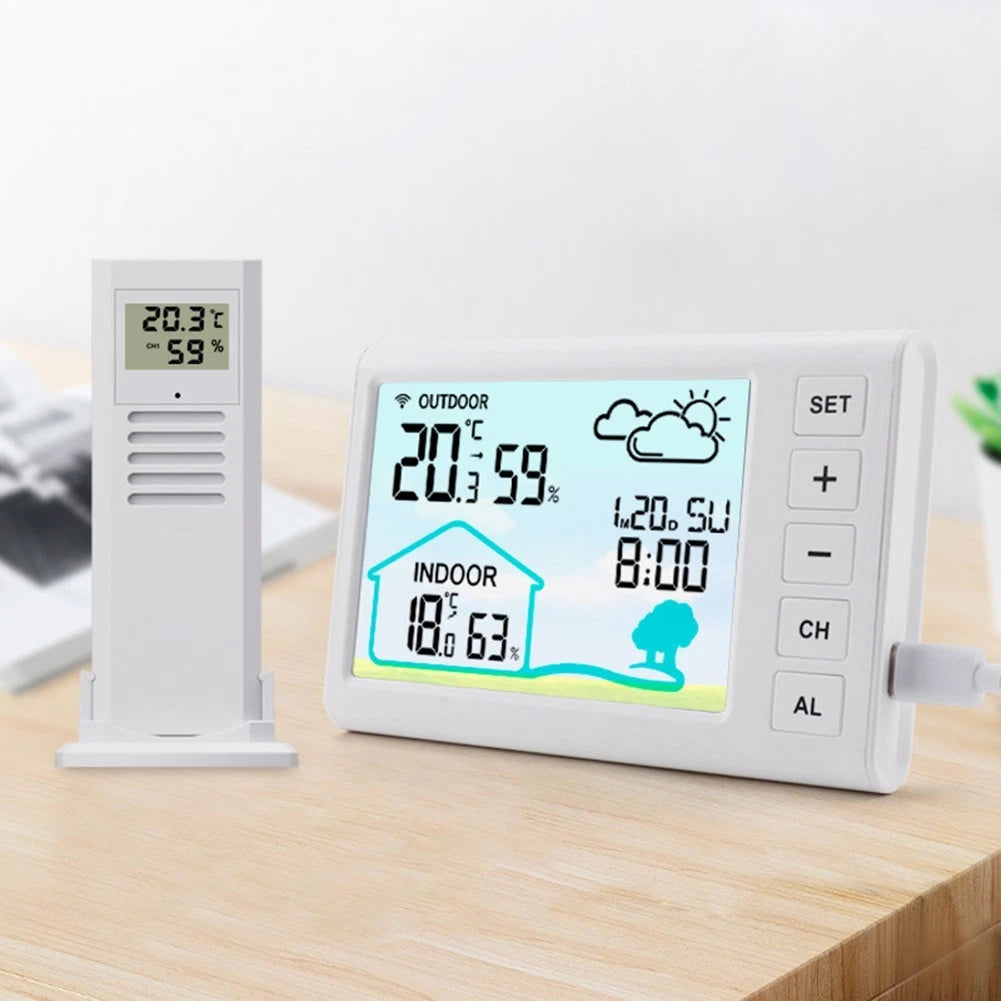 Wireless Weather Station for Indoor Outdoor Use