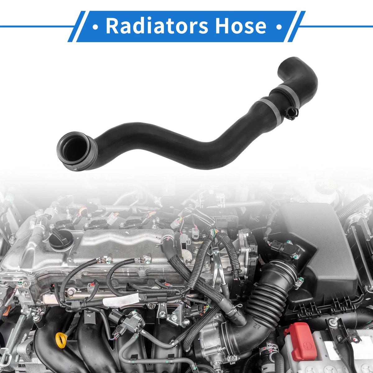 Radiator Hose Replacement for Mercedes-Benz E500 5.0L (2003–2006) Black