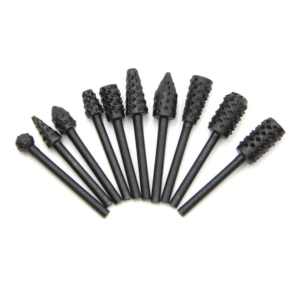 Rotary File 3mm Shank for 1/8" Tools (45# Carbon Steel)