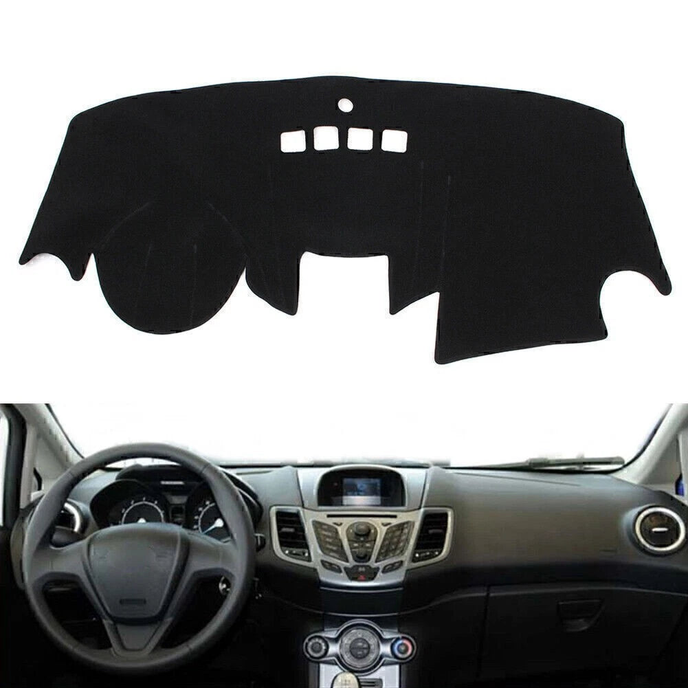 Dashboard Cover for Ford Fiesta (2009–2018) Anti-Slip Matte Carpet