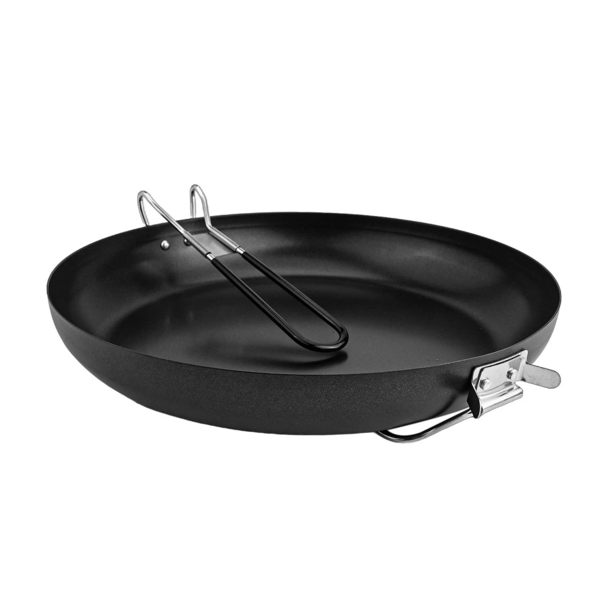 Nonstick Frying Pan with Foldable Handle for Outdoor Cooking