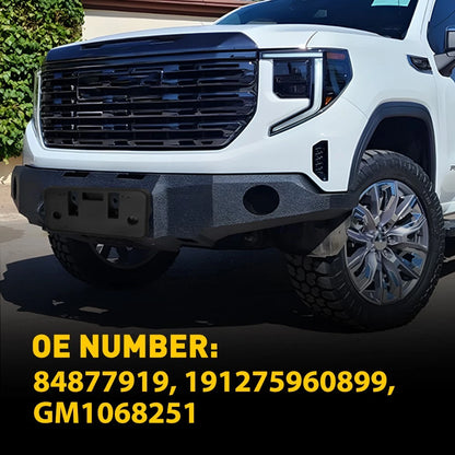 Front License Plate Tag Bracket for GMC Sierra 1500 (2022–2025) 84877919