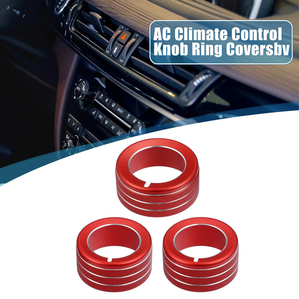 AC Button Ring Knob Cover Trim Replacement for Toyota 4Runner (2010–2020)