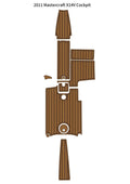 EVA Foam Cockpit Pad for Mastercraft X14V (2011) - Faux Teak Decking Mat