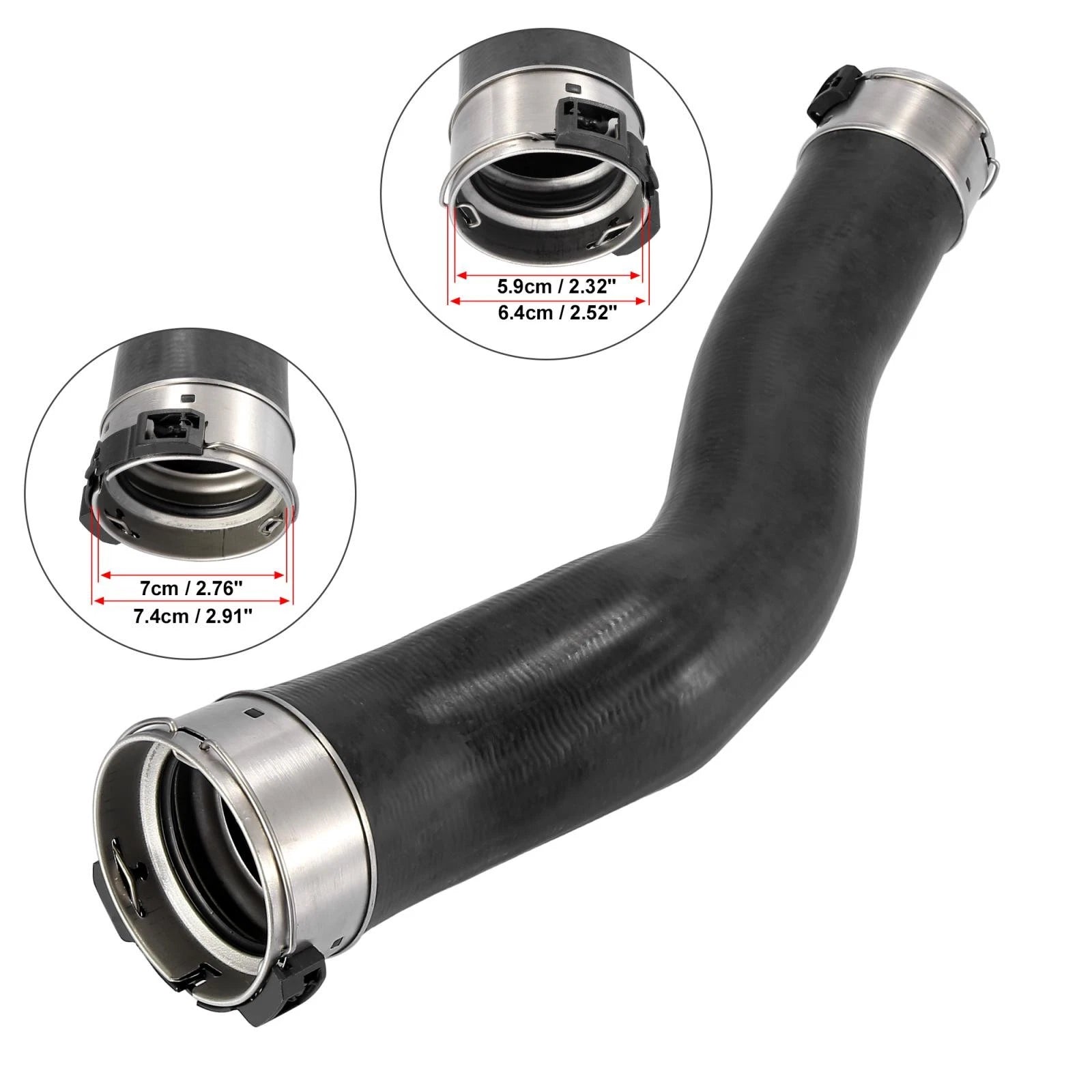 Turbo Intercooler Pipe Air Intake Hose Replacement for BMW 528i (2012–2016)