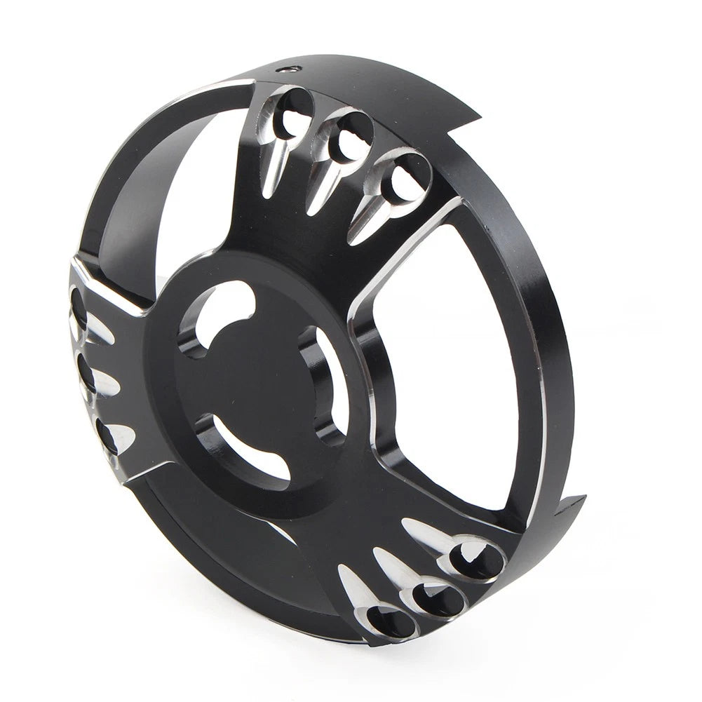CNC Aluminum Timing Cover for Harley XL883 (2013–Present) Black
