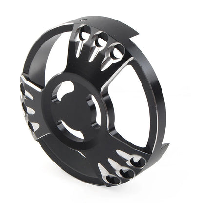 CNC Aluminum Timing Cover for Harley XL883 (2013–Present) Black