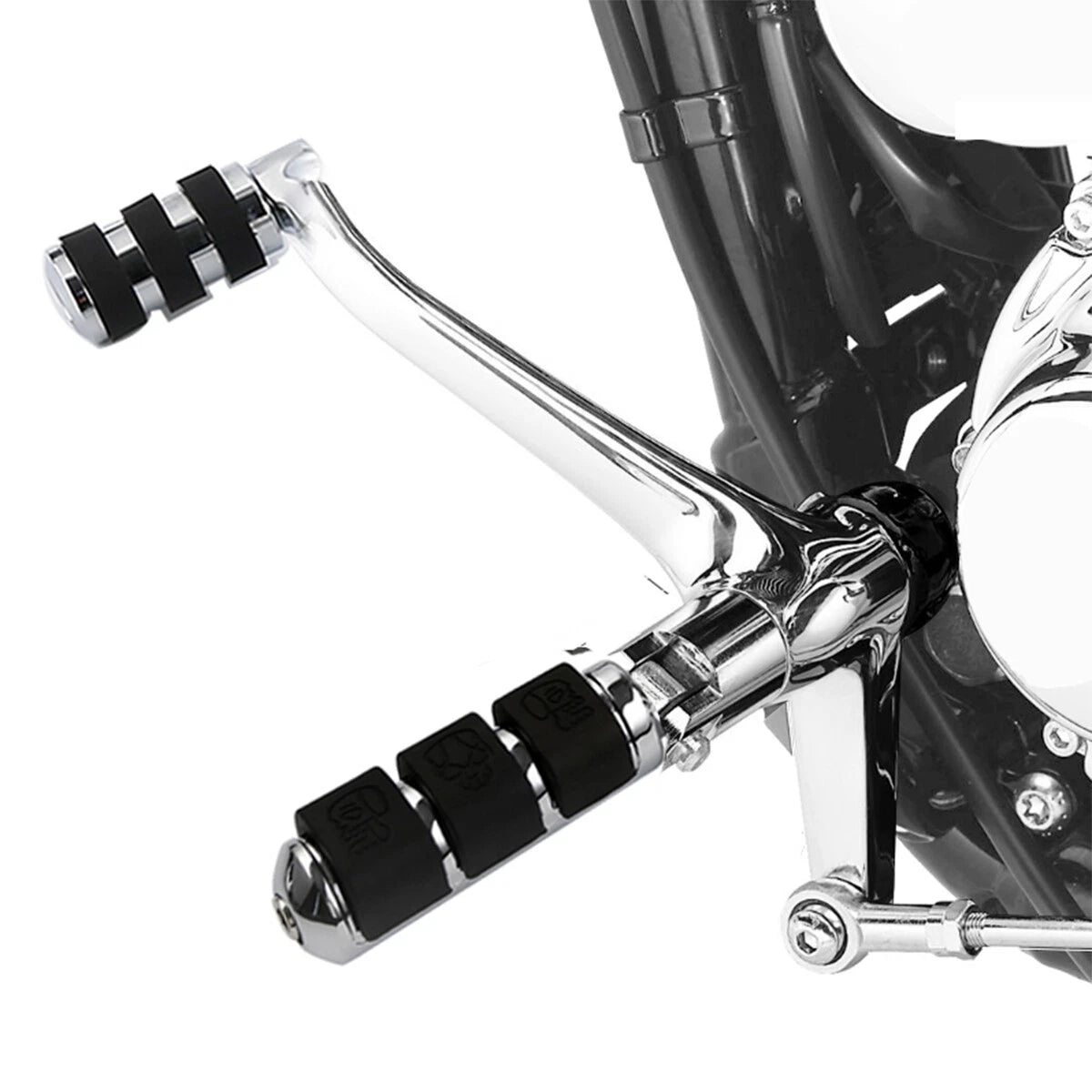 Chrome Forward Controls Kit for Harley Sportster (2014–2022)