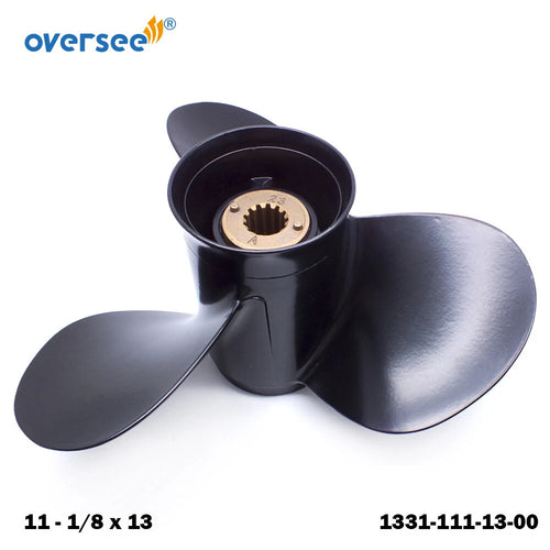 11 1/8x13 Aluminum Propeller for Mercury 40HP Outboard (1331-111-13-0, 48-855860A)