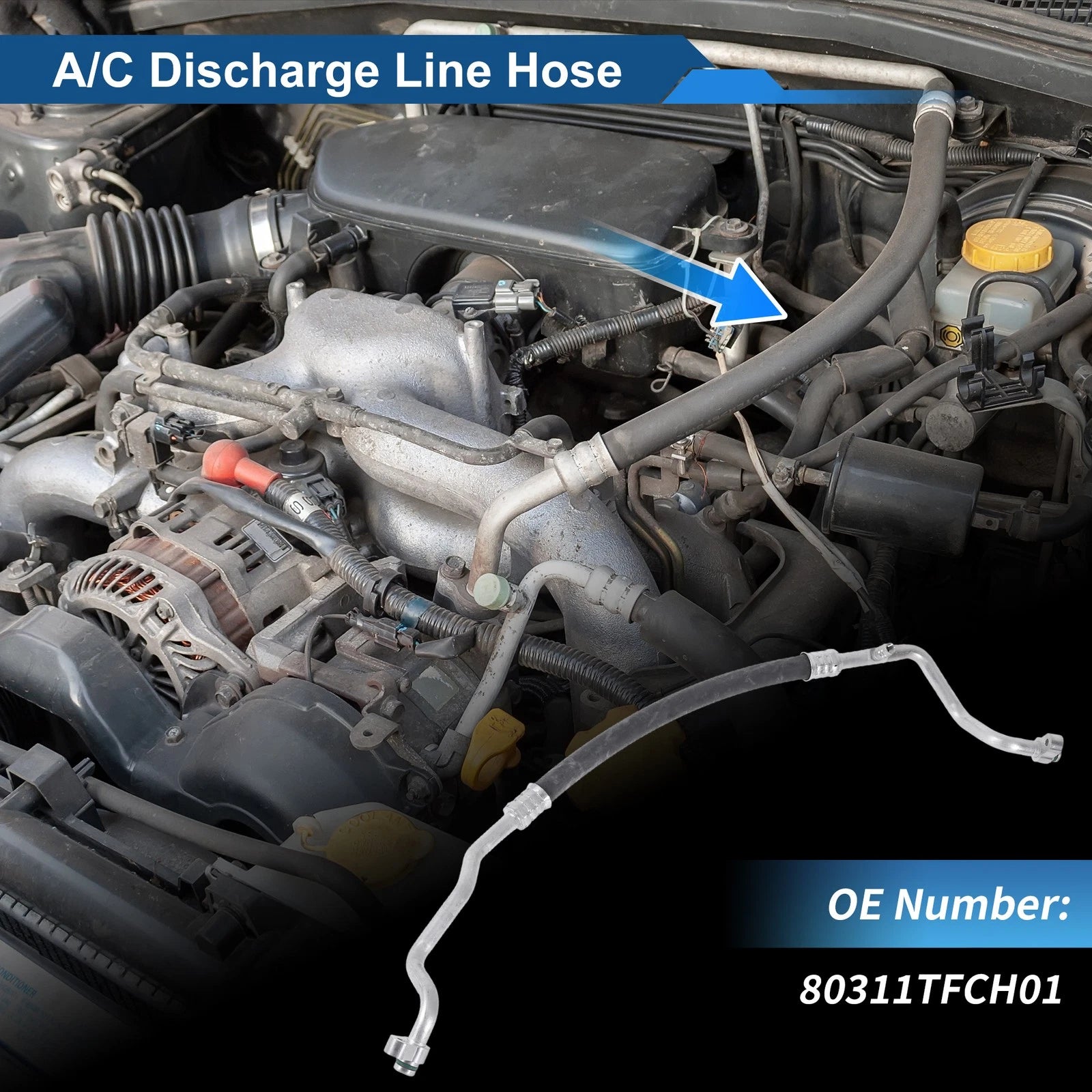 A/C Refrigerant Liquid Hose Replacement for Honda Fit (2009–2013)