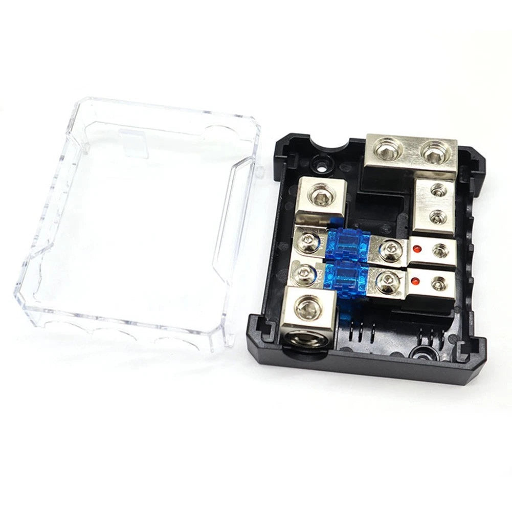 4 Way Fuse Holder Block 60 Amp for Car and Boat Audio System