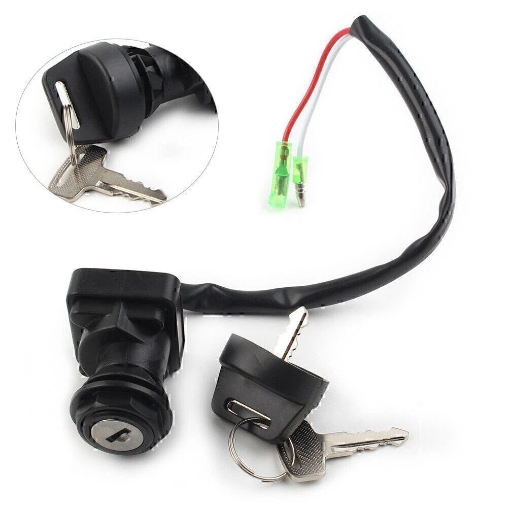 Ignition Key Switch for Kawasaki KLF250 Bayou 250 (2003) Black