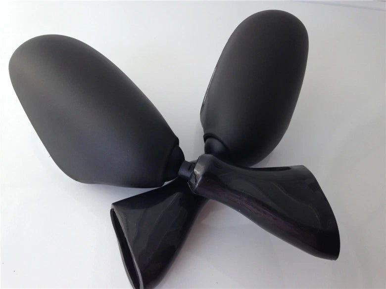 Black Side Racing Mirrors for Suzuki GSX600F Katana (1998–2006)