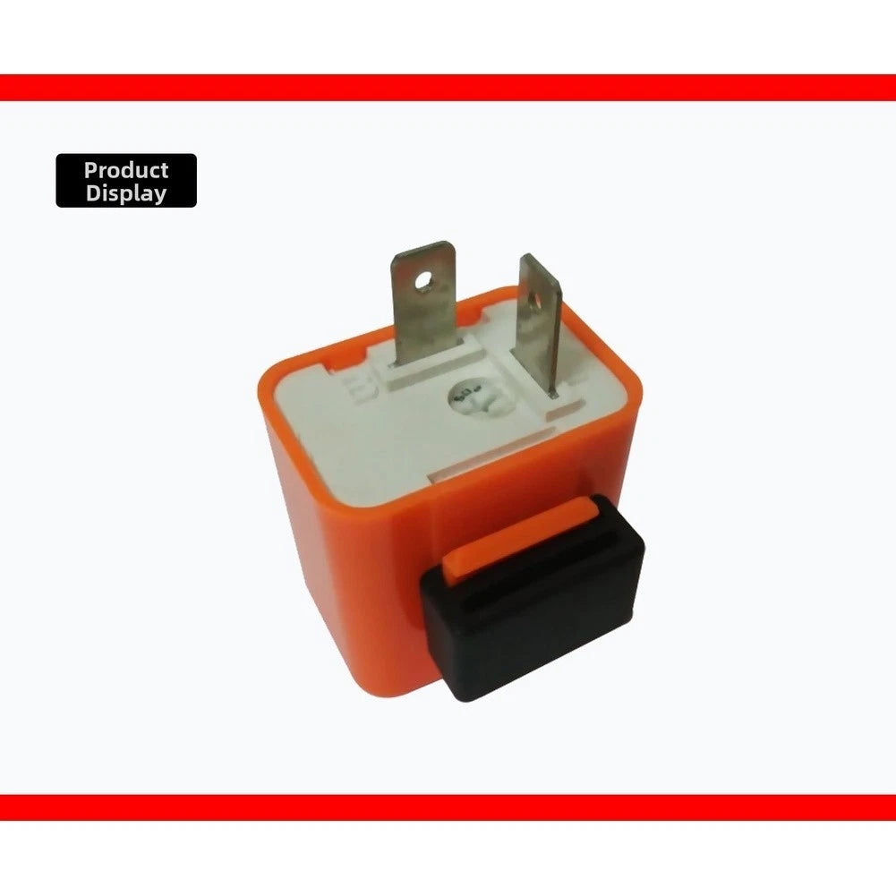 12V Adjustable Motorcycle LED Flasher Relay Turn Signal Blinker for Halogen