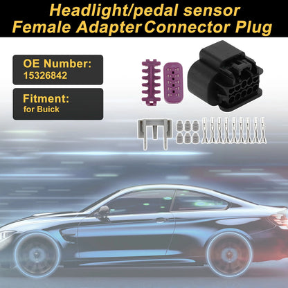 Set of 10 Pins Connector Plug for Buick (No. 15326842)