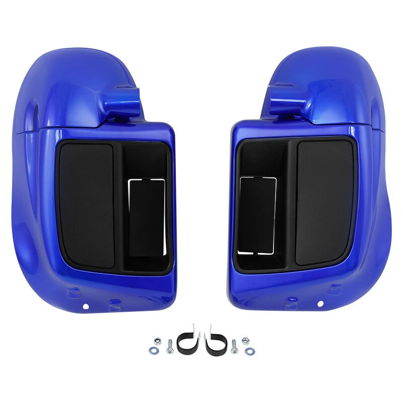 Blue Lower Vented Fairings for Harley Electra Glide Road Glide (2014–2024)
