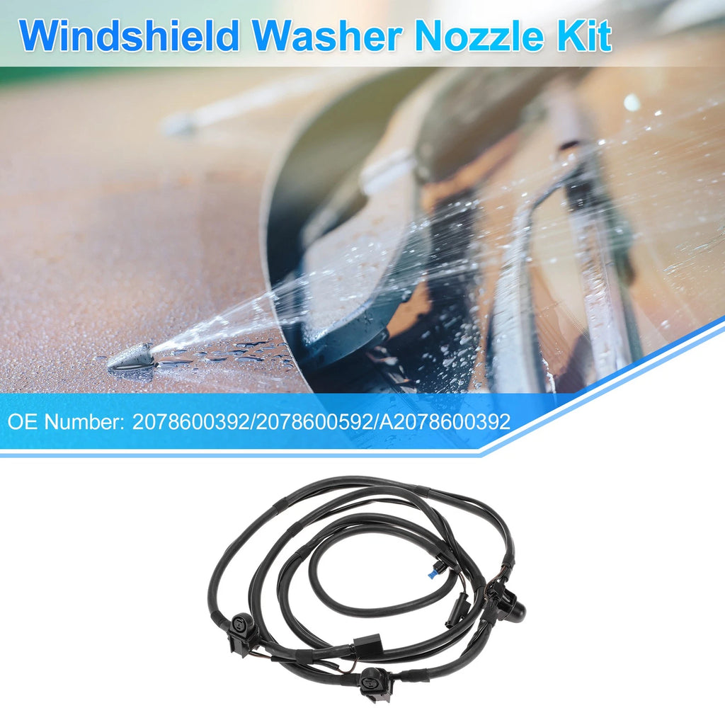 Windshield Washer Nozzle Kit Replacement for Mercedes-Benz E-Class (W212) (2009–2016)