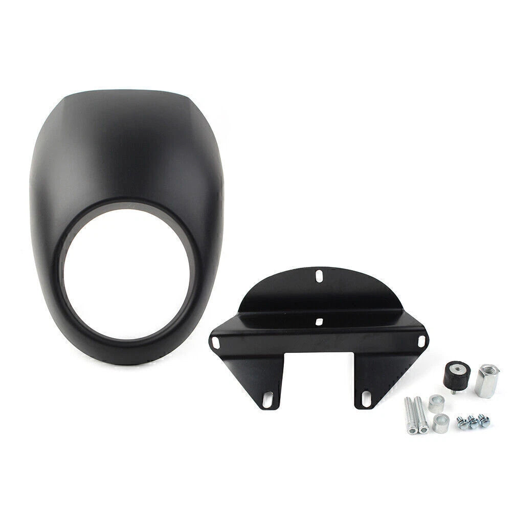 Front Headlight Cowl Fairing Light Cover Fit Harley Sportster Dyna 883 1200 Blk