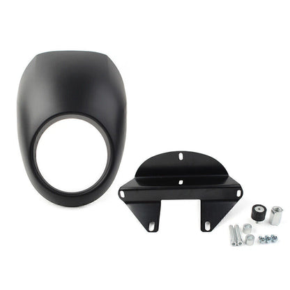 Front Headlight Cowl Fairing Light Cover Fit Harley Sportster Dyna 883 1200 Blk