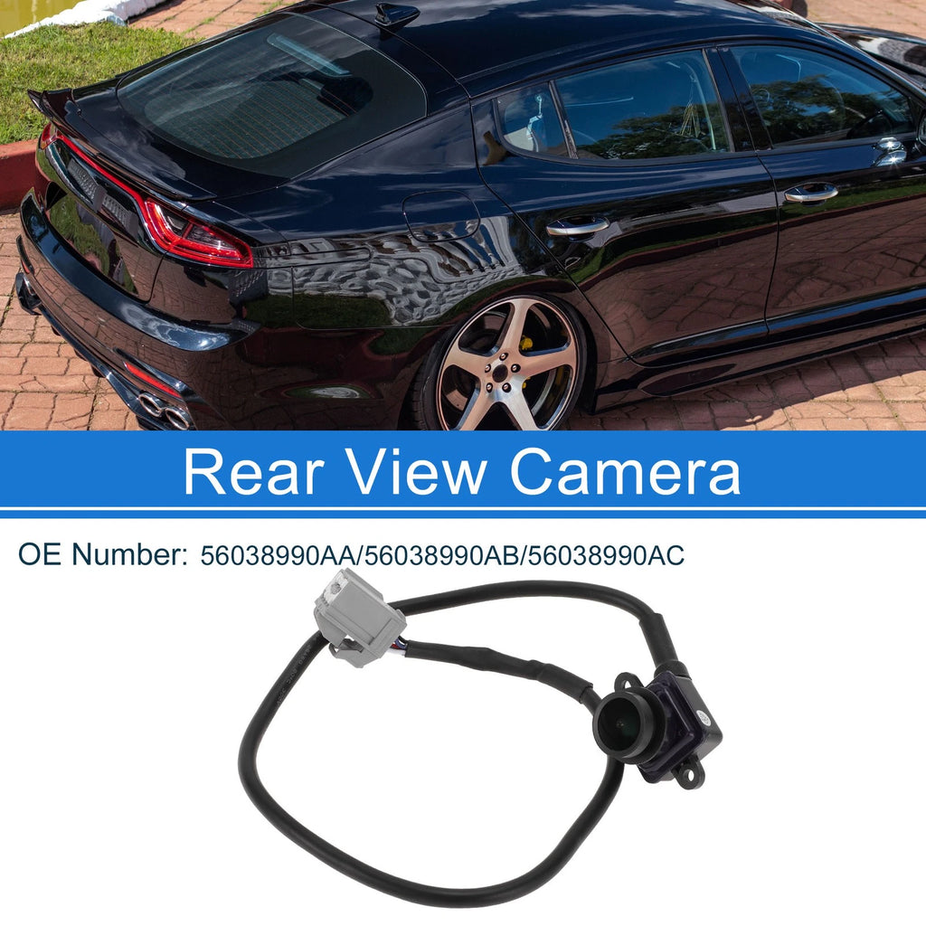 Rear View Backup Camera 120-180 Degree Replacement for Dodge Dart 2013–2016