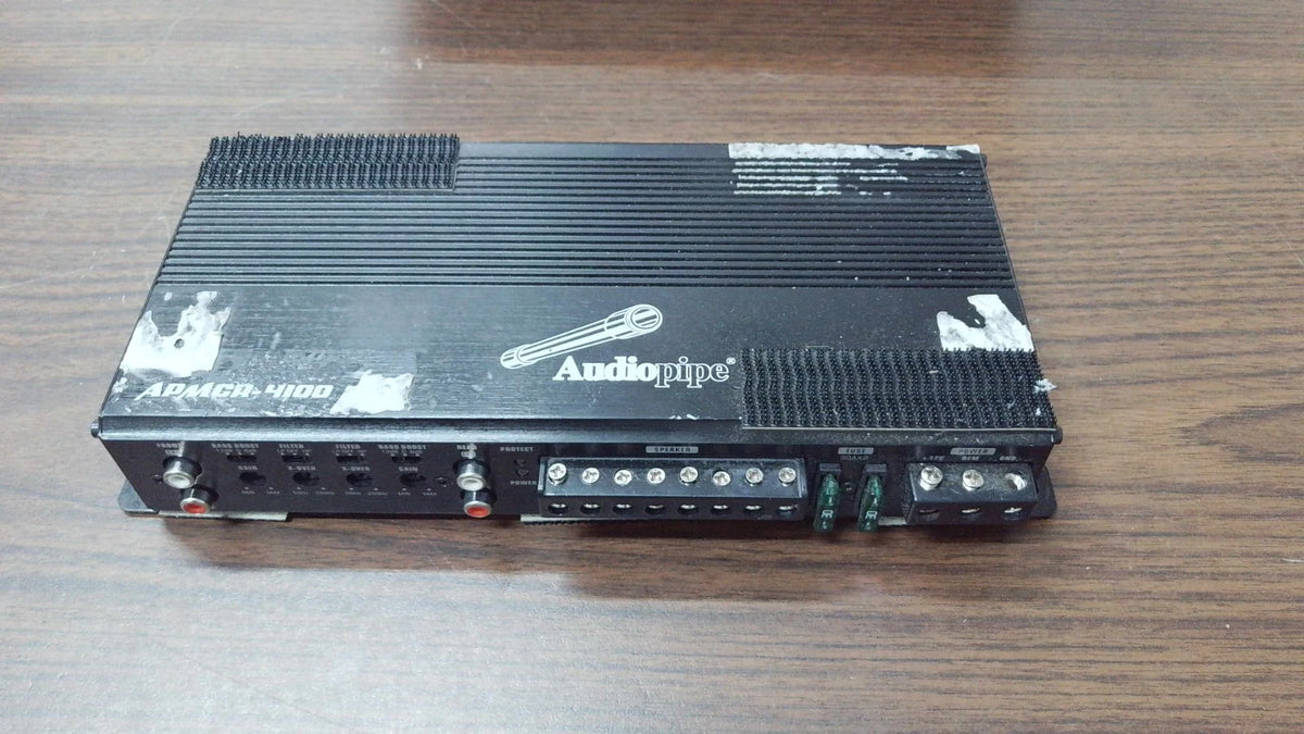 Audiopipe APMCRO4100 Micro 4 Channel Amplifier 1300W for Audiopipe (FOR PARTS)