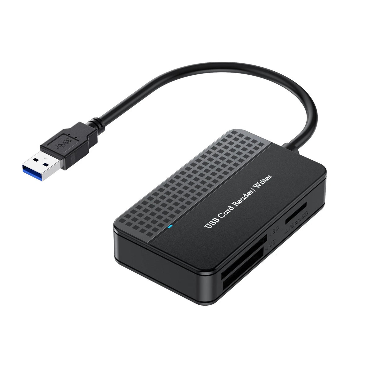 4-Port USB 3.0 Hub Card Reader for SD/SDHC/SDXC