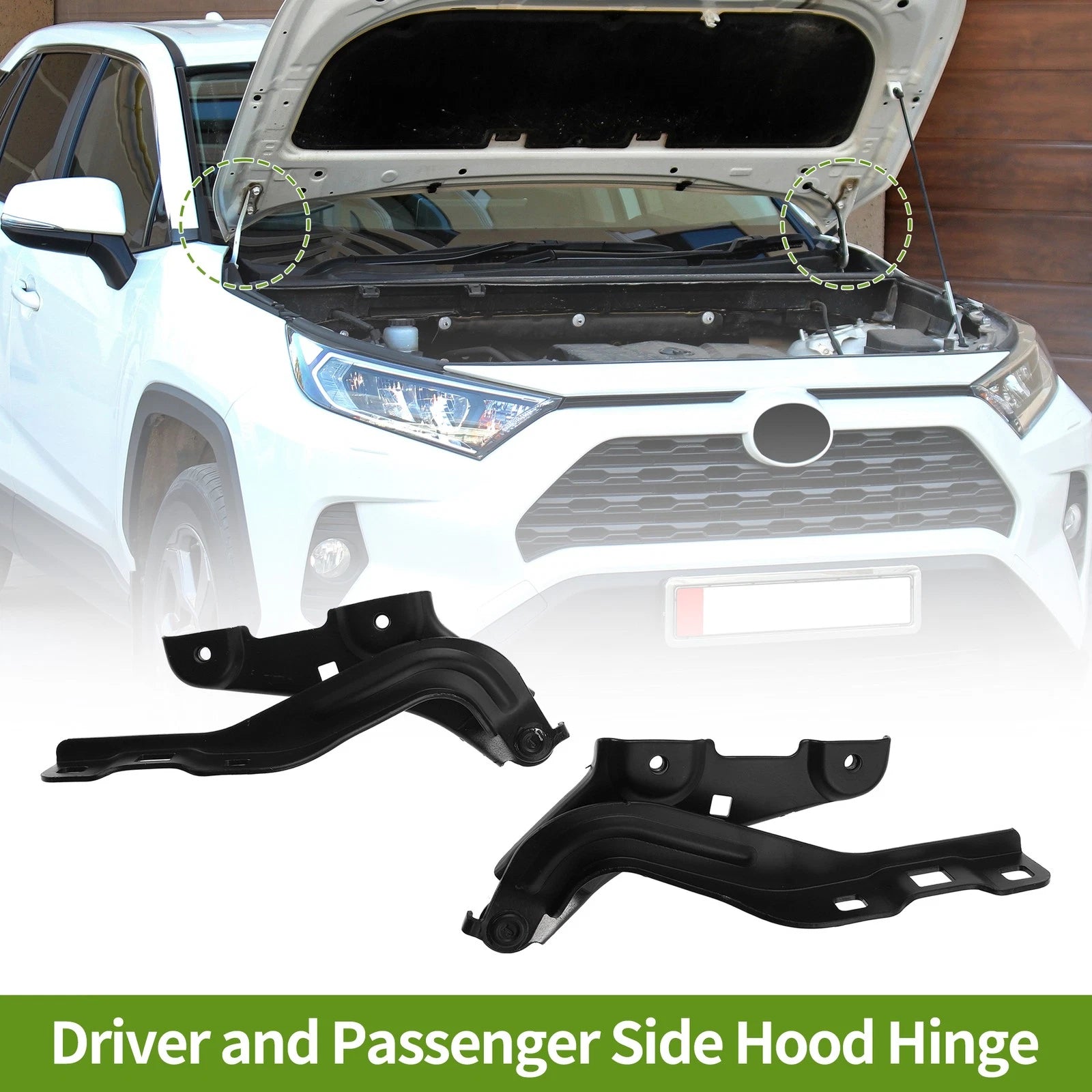 Hood Hinges Front for Chevrolet Malibu (2016–2023) Bonnet Bracket Pair