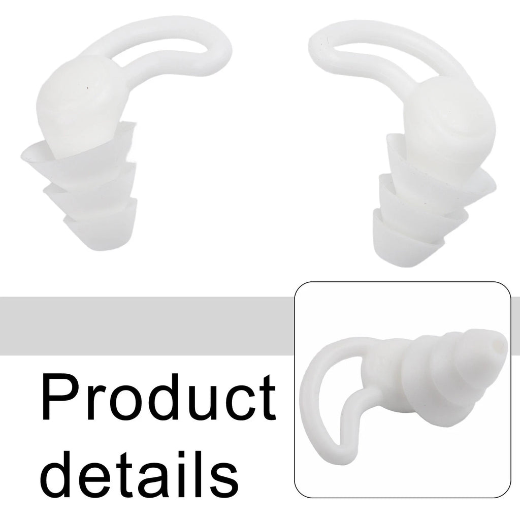 3-Layer Earplugs for Sleep (40dB) - Noise Cancelling, Grey