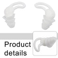 3-Layer Earplugs for Sleep (40dB) - Noise Cancelling, Grey