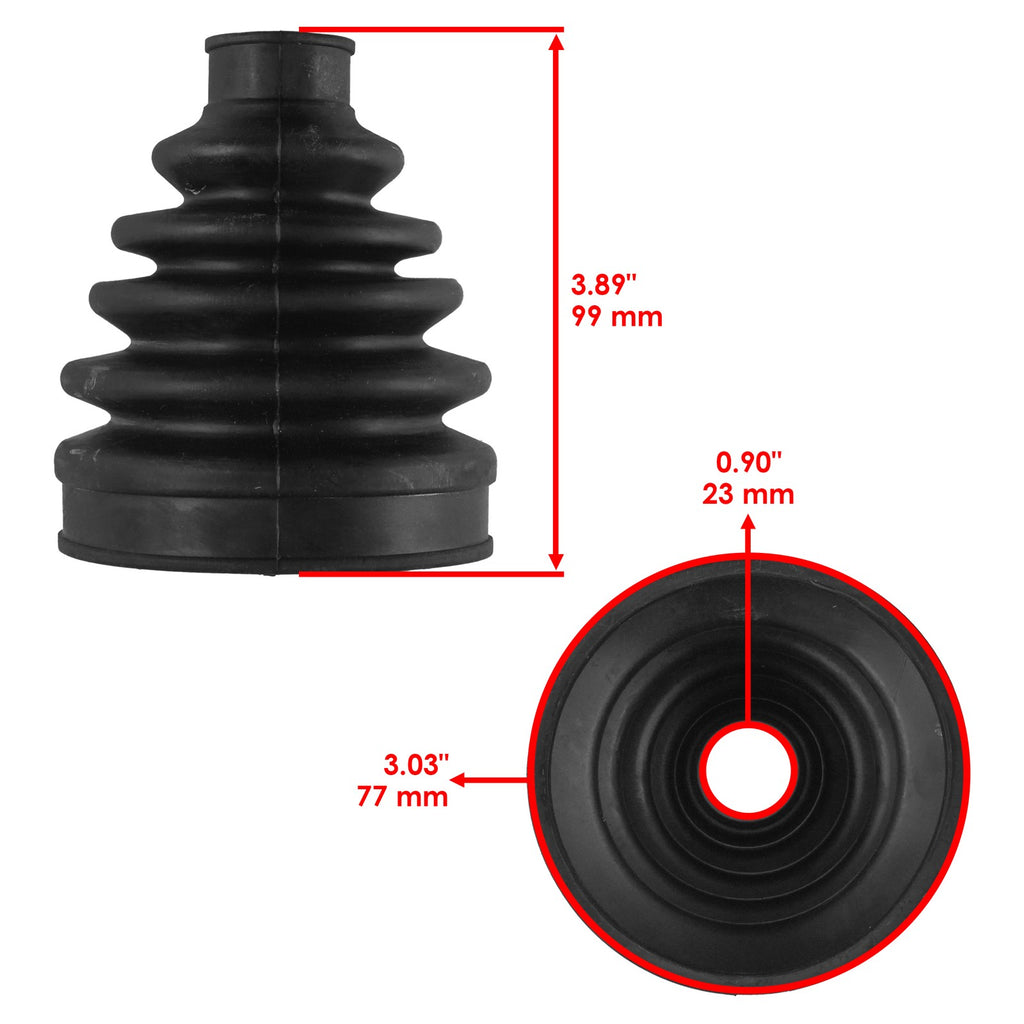 Rear Axle CV Boot Kit Outer Inner Replacement for Can-Am Renegade 570 2016–2017