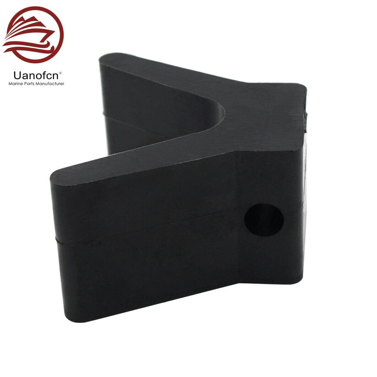 UANOFCN 2 Inch Mounting Width Boat Trailer Non Marking Polyurethane V Bow Stop