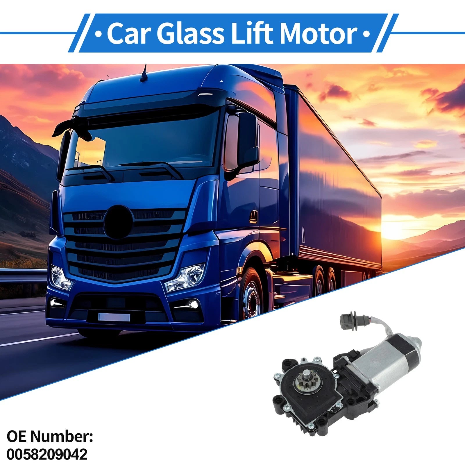 Power Window Regulator Lift Motor Replacement for Mercedes-Benz Actros (2011–2018)
