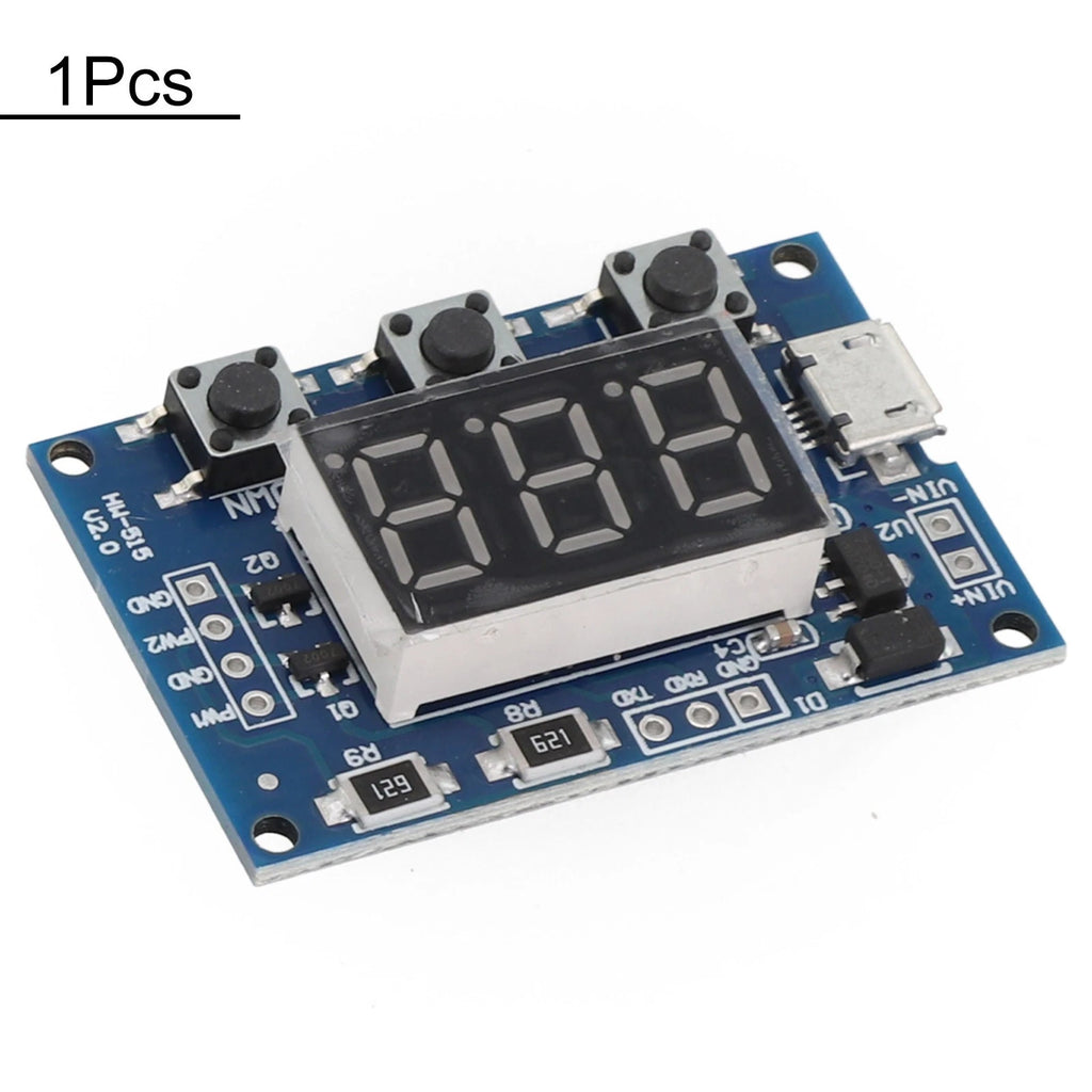 2X Compact 2 Channel Square Wave Generator with LED Display
